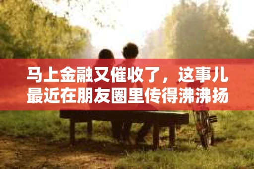 马上金融又催收了，这事儿最近在朋友圈里传得沸沸扬扬。说实话，我也有点好奇，这马上金融到底是怎么回事？催收又是怎么一回事？今天，我就来跟大家聊聊这个话题。
