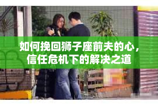 如何挽回狮子座前夫的心，信任危机下的解决之道