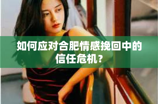 如何应对合肥情感挽回中的信任危机？