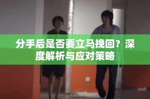 分手后是否要立马挽回？深度解析与应对策略