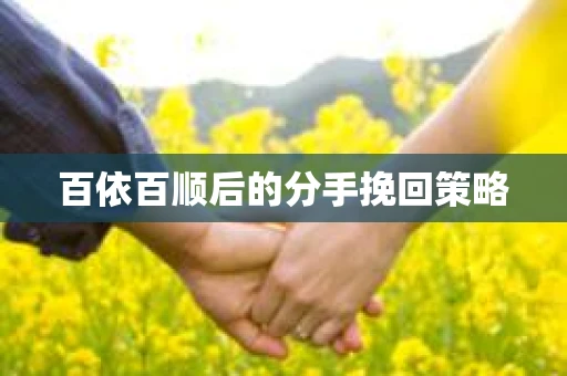 百依百顺后的分手挽回策略